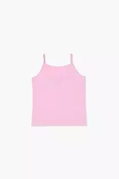 Базовая майка из органического хлопка для девочек Forever 21, розовый