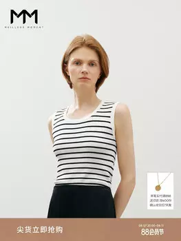 Базовая майка Mai Meng с красивой спинкой, белый