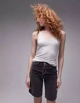 Базовая майка на бретельках Topshop