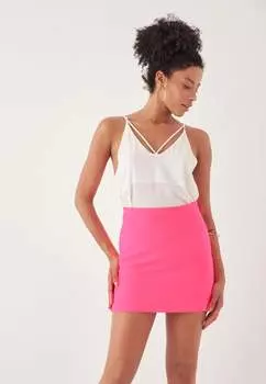 Базовая мини-юбка Herita, розовый