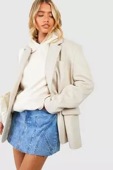 Базовая мини-юбка из денима Boohoo, синий