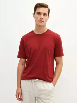 Базовая мужская футболка с круглым вырезом и короткими рукавами LCWAIKIKI Classic