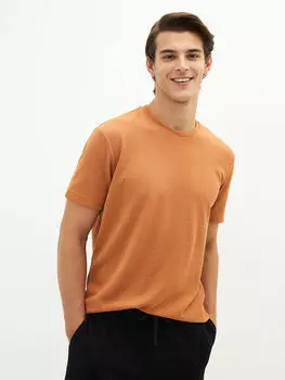 Базовая мужская футболка с круглым вырезом и короткими рукавами LCWAIKIKI Classic