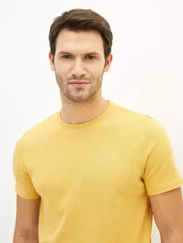 Базовая мужская футболка с круглым вырезом и короткими рукавами LCWAIKIKI Classic