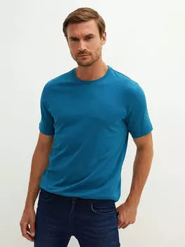 Базовая мужская футболка с круглым вырезом и короткими рукавами LCWAIKIKI Classic