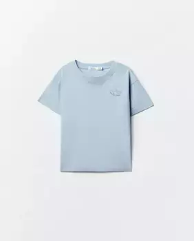 Базовая однотонная футболка Sfera, голубой