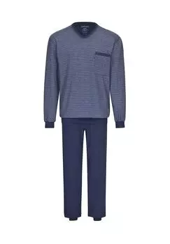 Базовая пижама с длинными рукавами AMMANN, синий