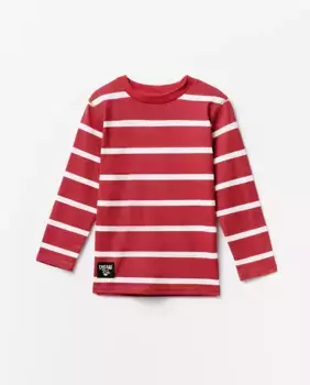 Базовая полосатая футболка Sfera, красный