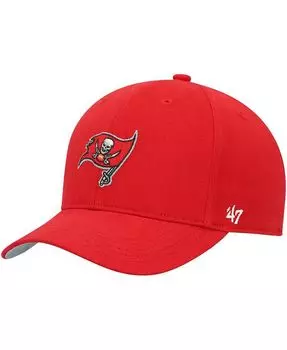 Базовая регулируемая кепка Little Boys Tampa Bay Buccaneers MVP Red Tampa Bay Buccaneers '47 Brand, красный