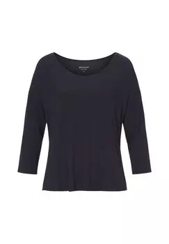 Базовая рубашка однотонных цветов BETTY & CO, темно-синий