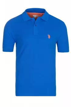 Базовая рубашка-поло U.S. Polo Assn, голубой