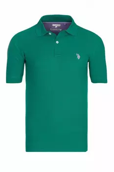 Базовая рубашка-поло U.S. Polo Assn, зеленый