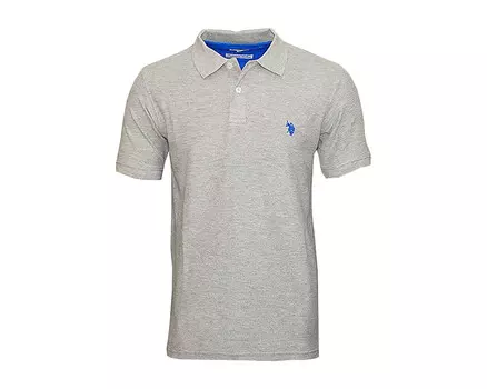 Базовая рубашка-поло U.S. Polo Assn, серый