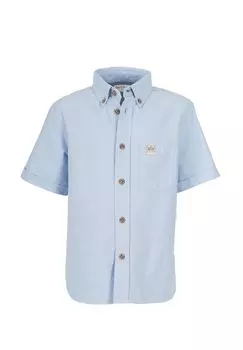 Базовая рубашка с коротким рукавом Band of Rascals, голубой