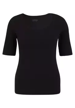 Базовая рубашка с круглым вырезом Cartoon, черный