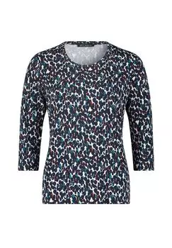 Базовая рубашка с принтом BETTY BARCLAY, цвет Dark Blue/petrol