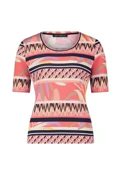 Базовая рубашка с ребристой структурой BETTY BARCLAY, цвет Red Beige