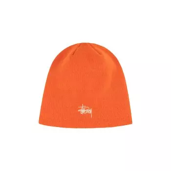 Базовая шапка-тюбетейка Stussy, Оранжевая