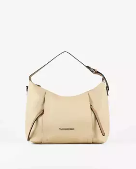 Базовая сумка через плечо в серо-коричневом цвете PACOMARTINEZ, цвет Topo