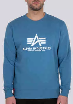 Базовая толстовка Alpha Industries, светло-синий