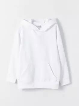 Базовая толстовка с длинными рукавами для мальчиков LCW Kids, белый