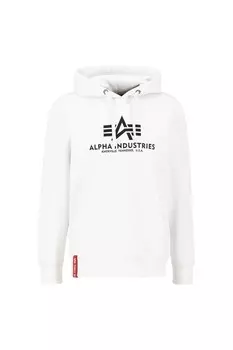Базовая толстовка с капюшоном Alpha Industries, белый