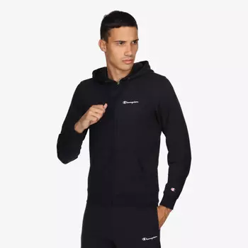 Базовая толстовка с капюшоном и молнией во всю длину Champion, синий