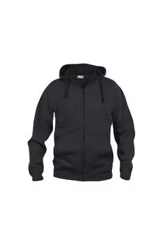 Базовая толстовка с молнией во всю длину Clique, черный