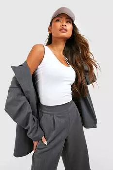 Базовая топ-майка с широкими ременками Boohoo, белый