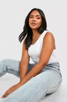 Базовая топ-маска plus с широкими ременками Boohoo, белый