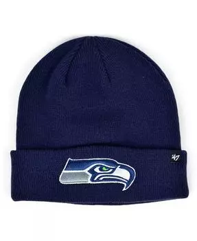 Базовая трикотажная шапка Seattle Seahawks '47 Brand, синий