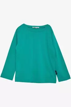 Базовая зеленая футболка с длинным рукавом для мальчика (1–4 года) Breeze