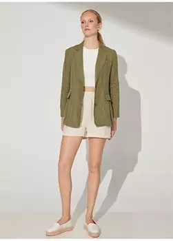 Базовая зеленая женская куртка-иллюминатор Fabrika