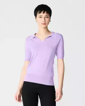 Базовая женская футболка-поло с коротким рукавом Escorpion, пурпурный