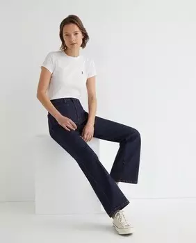 Базовая женская футболка с вышитым логотипом Polo Ralph Lauren, белый