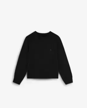 Базовая женская хлопковая толстовка Scalpers, черный