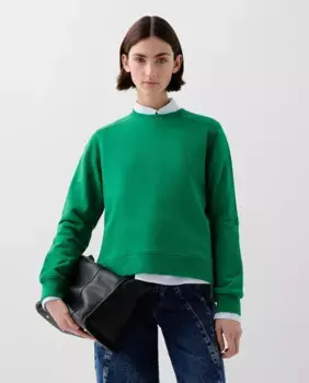 Базовая женская хлопковая толстовка Scalpers, зеленый