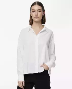 Базовая женская рубашка Pieces, белый