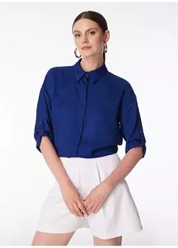 Базовая женская рубашка Saks с рубашечным воротником 1091226 Network