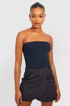 Базовое боди из хлопка tall Boohoo, черный