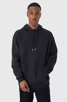 Базовое худи oversize на голове Boohoo, черный