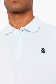 Базовое поло Cortefiel, синий