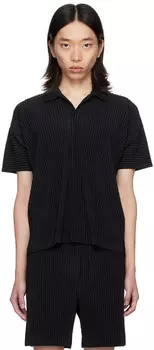 Базовое поло HOMME PLISSe ISSEY MIYAKE, черный