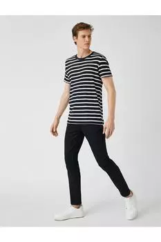 Базовые брюки чинос Koton, черный