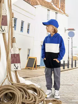 Базовые брюки-джоггеры для мальчиков с эластичной резинкой на талии SOUTHBLUE, антрацит