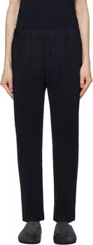 Базовые брюки HOMME PLISSe ISSEY MIYAKE, темно-синий