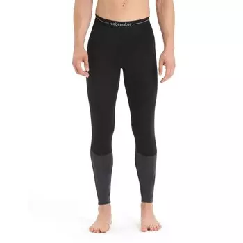 Базовые брюки Icebreaker 125 ZoneKnit Leggings, черный
