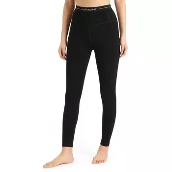 Базовые брюки Icebreaker 260 Tech High Rise Leggings, черный