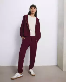 Базовые брюки из флиса Easy Wear, бордовый