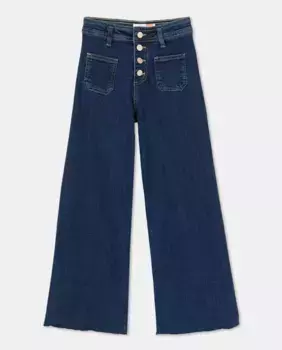 Базовые брюки из морского денима для девочки Kids El Corte Ingls, синий